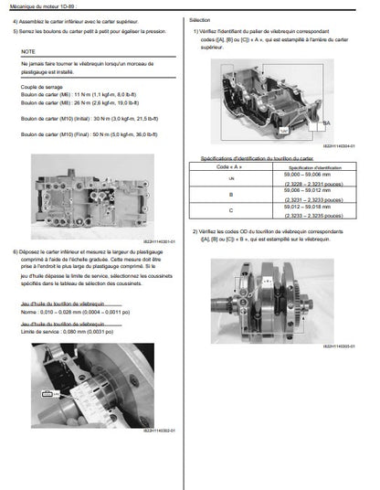 Manuel d'atelier Suzuki VLR 1800 2008 français Docautomoto