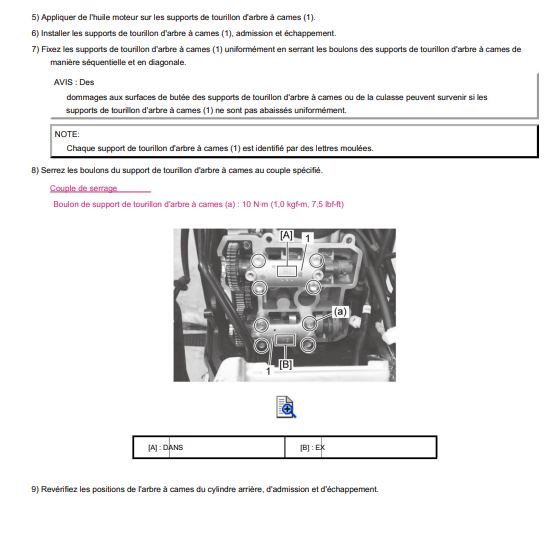 Manuel d'atelier Suzuki DL 1000 V-Strom 2014 français { {{ Docautomoto }}