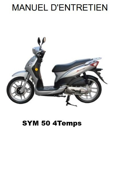 Manuel d'atelier SYM 50 4temps français Docautomoto