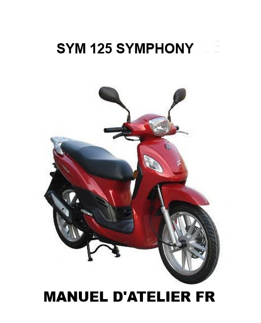Manuel d'atelier Sym 125 Symphony français Docautomoto