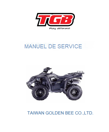 Manuel d'atelier TGB Blade 600 en français { AUTHENTIQU'ERE