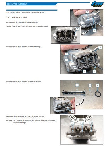 Manuel d'atelier TM Racing 125 2temps 2025 français Docautomoto