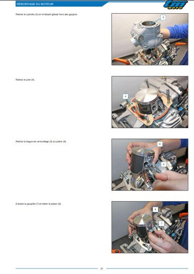 Manuel d'atelier TM Racing 250 300 2T 2025 français Docautomoto