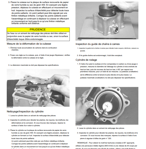 Manuel d'atelier Tektron Artic Cat Alterra 450 2019 français Docautomoto