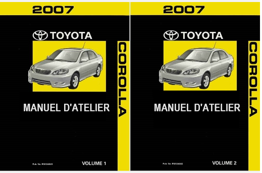Manuel d'atelier Toyota Corolla 2007 { Docautomoto