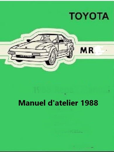 Manuel d'atelier Toyota MR français AUTHENTIQU'ERE