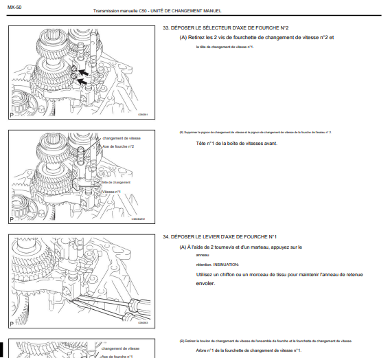 Manuels d'atelier Toyota Yaris 2 français Docautomoto