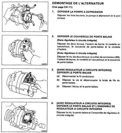 Manuel d'atelier moteur Toyota 3B 13BT français Docautomoto