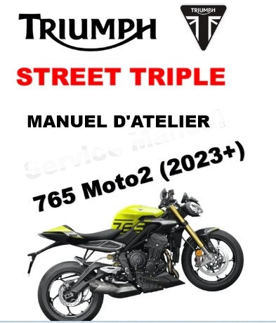 Manuel d'atelier Triumph Street Triple 765 2023 DocAutoMoto
