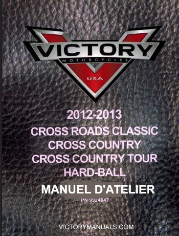 Manuel d'atelier Victory 2012 2013 français Docautomoto