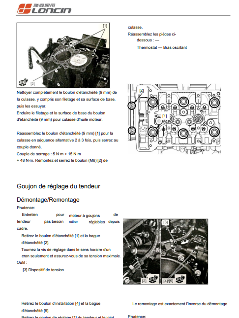 Manuel d'atelier Voge 625 2024 2025 français