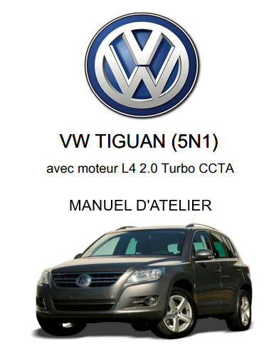 Manuel d'atelier Volkswagen Tiguan 2litres Turbo Docautomoto