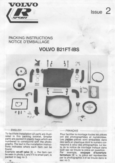 Manuel d'atelier Volvo 240 740 Turbo B21FT { {{ Docautomoto }}