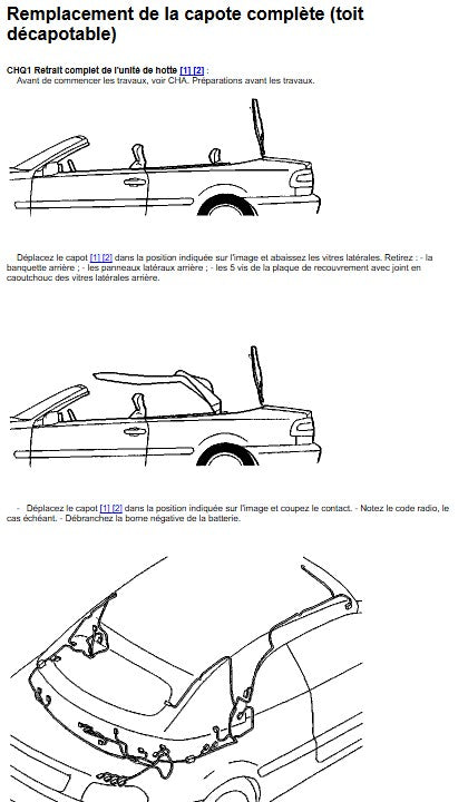 Manuel d'atelier Volvo C70 T5 1998 français