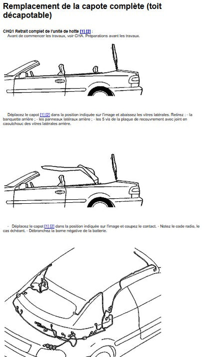 Manuel d'atelier Volvo C70 T5 1998 français