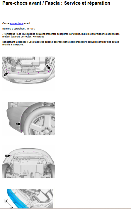Manuel d'atelier Volvo V50 2010 français