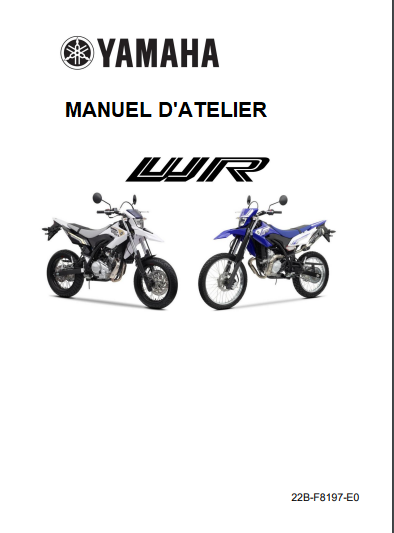 manuel d'atelier Yamaha 125 WR Français { {{ Docautomoto }}