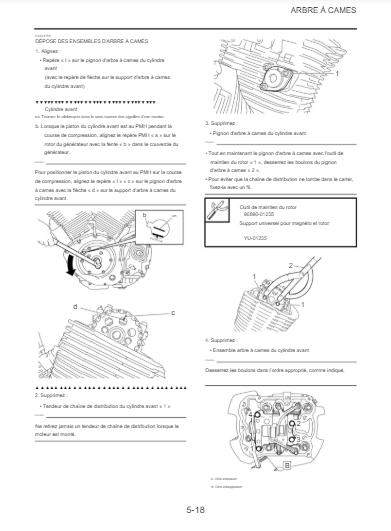 manuel d'atelier Yamaha XVS 1300 2015 français { {{ Docautomoto }}