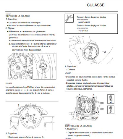 Manuel d'atelier Yamaha 300 Xmax 2021 français { {{ Docautomoto }}