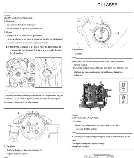 Manuel d'atelier Yamaha 300 XMAX 2023 { {{ Docautomoto }}