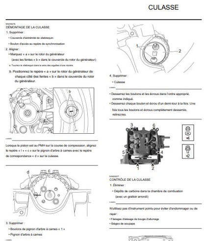 Manuel d'atelier Yamaha 300 XMAX 2023 { {{ Docautomoto }}