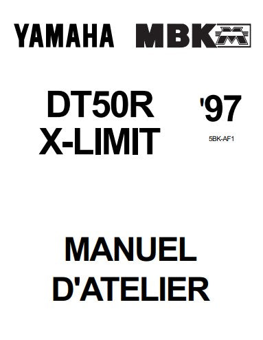 Manuel d'atelier Yamaha DT50 MBK Xlimit 1997 français Docautomoto
