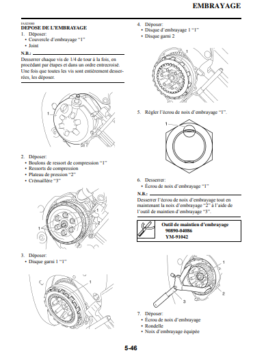 Manuel d'atelier yamaha FZ1 2007 { {{ Docautomoto }}