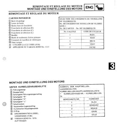Manuel d'atelier Yamaha FZ 750 1985 1987 français Docautomoto