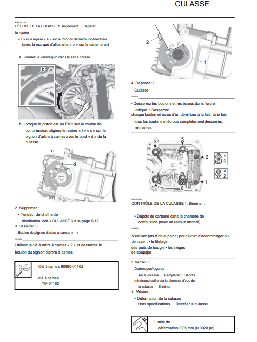 Manuel d'atelier Yamaha Nmax 2024 français 