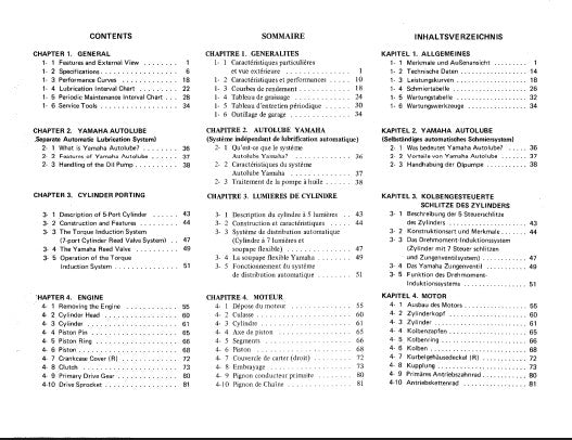 manuel d'atelier Yamaha RD 250 350 1973 77 Docautomoto