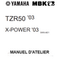 Manuel d'atelier Yamaha 50 TZR MBK X Power { Docautomoto