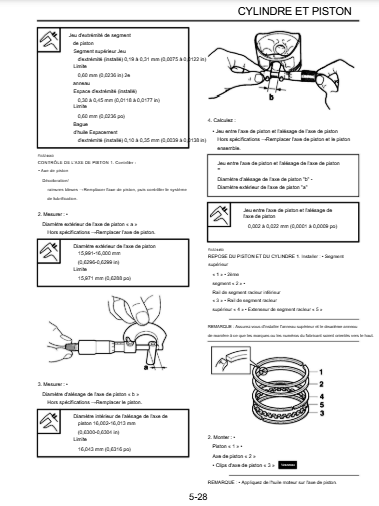 Manuel d'atelier Yamaha XT 250 2008 { {{ Docautomoto }}