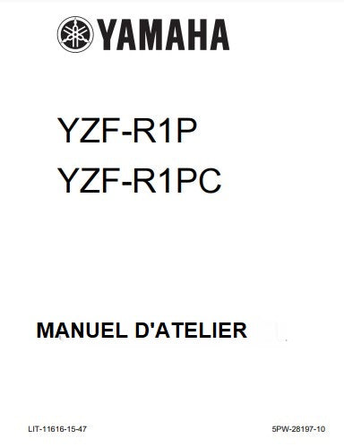 manuel d'atelier Yamaha YZF R1 2002 français { {{ Docautomoto }}