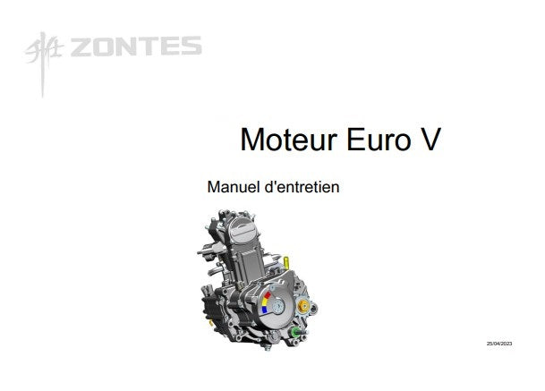 Manuel d'atelier Zontes ZT 125 2022 2025 français { {{ Docautomoto }}
