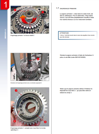 Manuel d'atelier Beta 400 450 520 2010 français Docautomoto