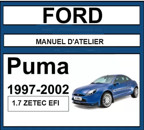 Manuel d'atelier Ford Puma 97 2002 pdf français { {{ Docautomoto }}