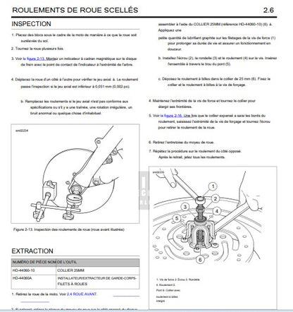manuel d'atelier Harley Davidson Dyna 2010 français { {{ Docautomoto }}