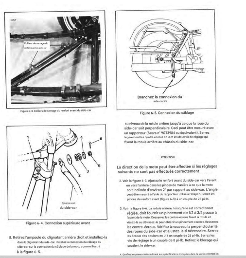 Manuel d'atelier Side car Harley Davidson 1979 1984 français { {{ Docautomoto }}
