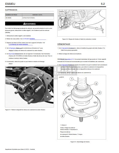 manuel d'atelier harley Davidson trike 2013 français Docautomoto