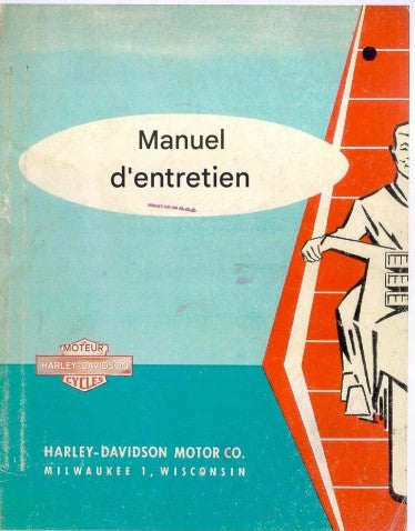 Manuel d'atelier Harley Davidson Duo Glide 1959 français { {{ Docautomoto }}