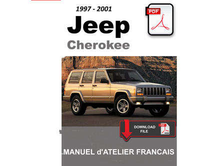 manuel d'atelier jeep cherokee sport XJ 1997 2001 français { {{ Docautomoto }}