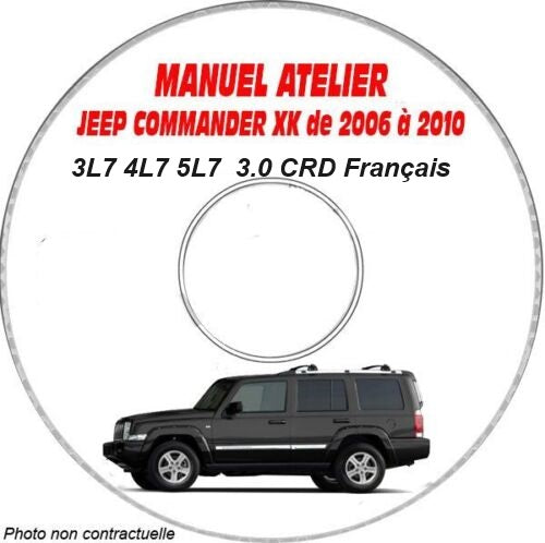 Manuel d'atelier jeep Commander XK 2006 français { {{ Docautomoto }}