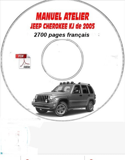 Manuel d'atelier Jeep Liberty KJ 2005 français { {{ Docautomoto }}