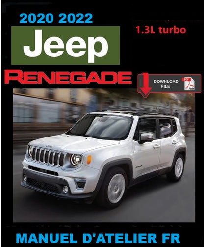 Manuel d'atelier Jeep Renegade 2022 français Docautomoto