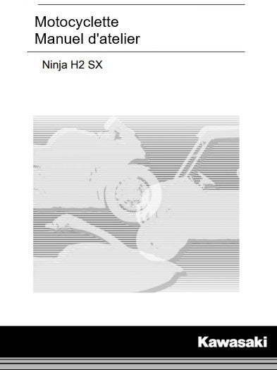 Manuel d'atelier Kawasaki 1000 Ninja H2 SX 2019 français Docautomoto
