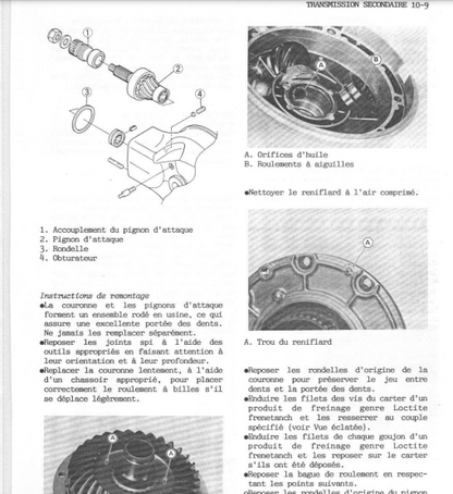 Manuel d'atelier kawasaki 1500 Sumo 1991 Docautomoto