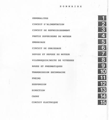 Manuel d'atelier kawasaki 1500 Sumo 1991 Docautomoto