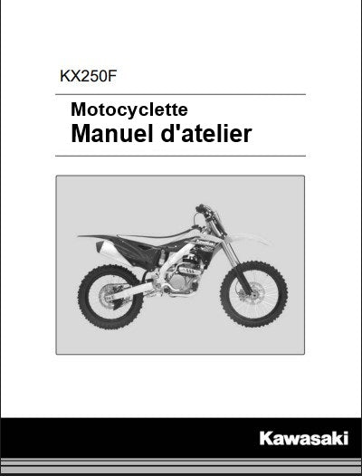 Manuel d'atelier Kawasaki KXF 250 2014 Docautomoto