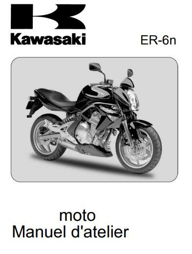 Manuel d'atelier Kawasaki ER 6 2005 pdf en français Docautomoto