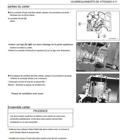 Manuel d'atelier Kawasaki ER 6 2005 pdf en français Docautomoto